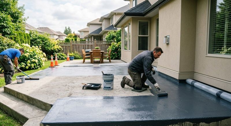 Pool Patio Sealing in Redmond, WA